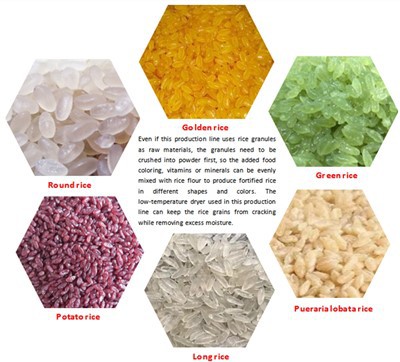 Fortified Instant Rice Making Machine Line