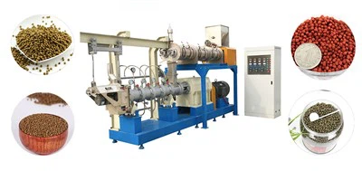 Twin Screw Extruder Fish Feed Machine