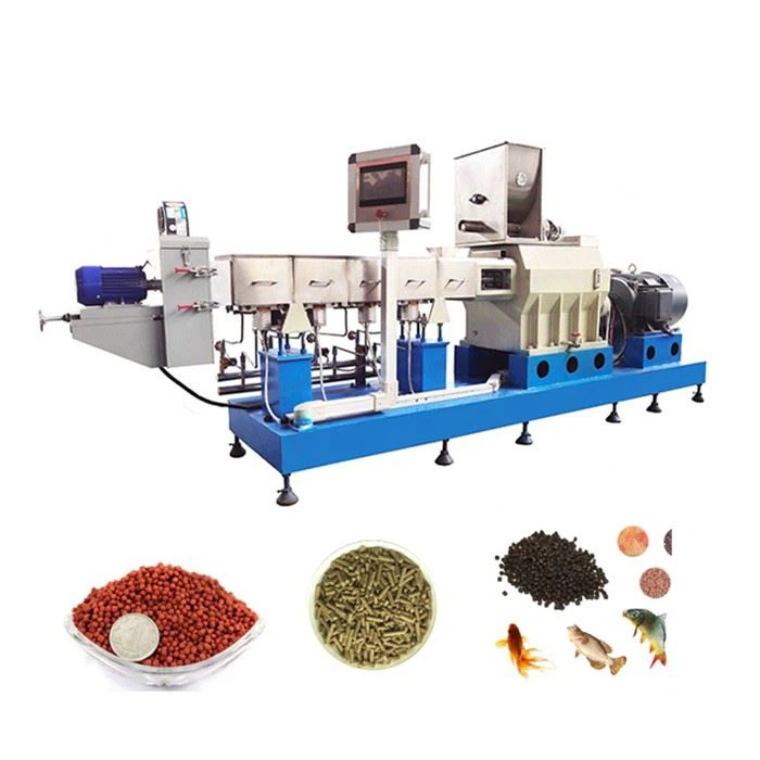 Twin Screw Extruder Fish Feed Machine